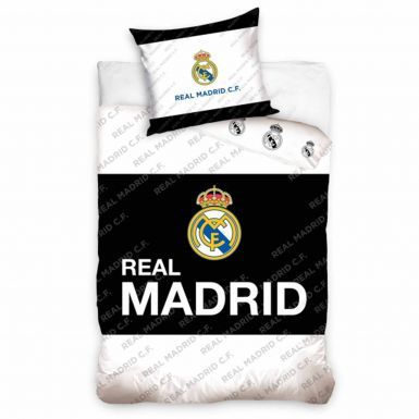 Real Madrid Single Duvet Cover Set With Pillowcase