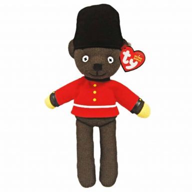 Official Mr Bean's Teddy (Beanie Bear by Ty) Queens Guardsman