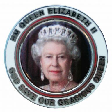 HM Queen Elizabeth 90th Birthday Picture Badge