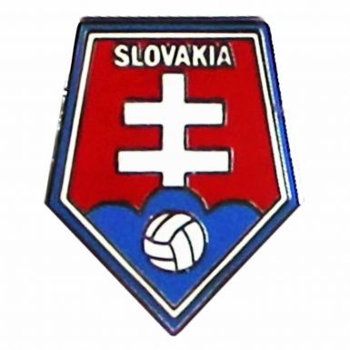 Slovakia Football Crest Pin Badge