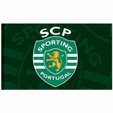 Giant Sporting Lisbon Soccer Crest Flag