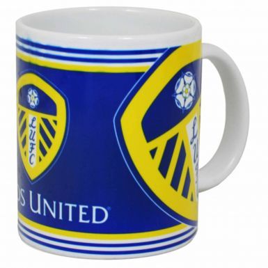 Official Leeds United Football Crest 11oz Ceramic Mug
