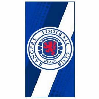 Official Rangers FC Crest Cotton Beach Towel