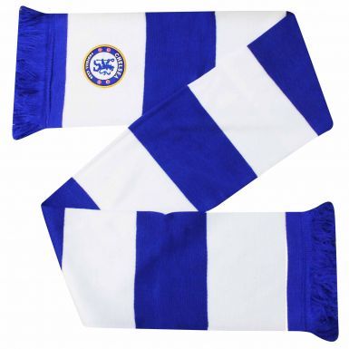 Chelsea FC Embroidered Crest Bar Scarf