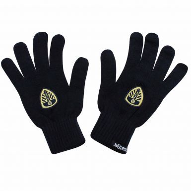 Official Leeds United Winter Gloves by Macron
