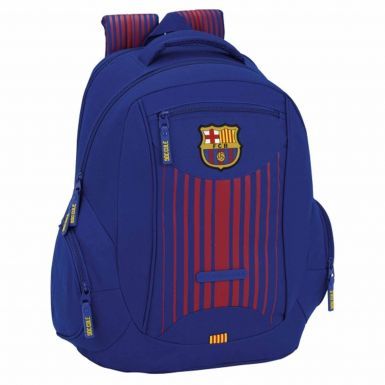 Official FC Barcelona Striped Crest Backpack