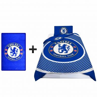 Chelsea FC Single Duvet Cover & Bedroom Rug Gift Set