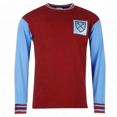 Official West Ham United 1966 Classic Retro Shirt