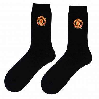 Official Manchester United Crest Thermal Socks (Adults)