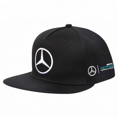 Mercedes AMG Petronas & Lewis Hamilton Flat Brim Cap