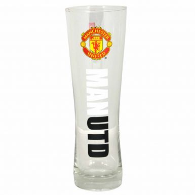 Manchester United Crest Peroni Pint Glass