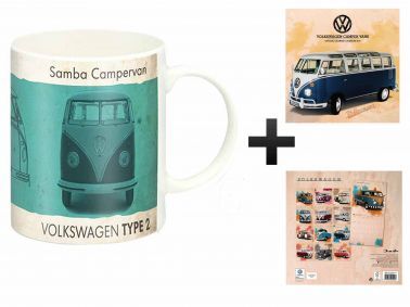 VW Campervan 2018 Calendar & Mug Gift Set
