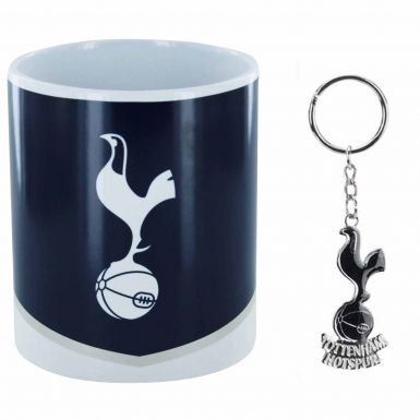 Tottenham Hotspur (Spurs) Mug & Keyring Set