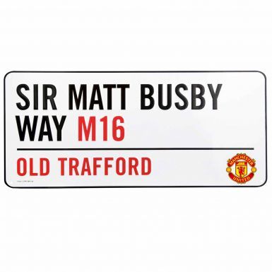 Man Utd Old Trafford Street Sign