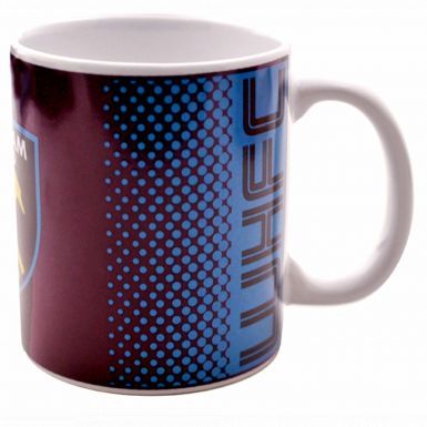 Official West Ham United Crest Ceramic Mug