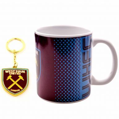 Official West Ham United Mug & Keyring Gift Set