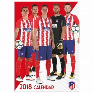 Official Atletico Madrid 2018 Soccer Calendar