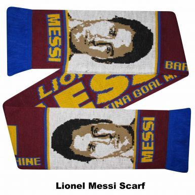 New Lionel Messi & Barcelona Football Fans Scarf