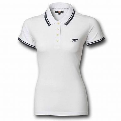 Ladies Arsenal FC Crest Fitted Polo Shirt