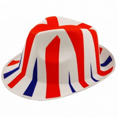 Union Jack Trilby Style Hat (Adults)
