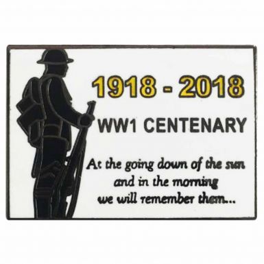 World War One (1918-2018) Centenary Remembrance Badge