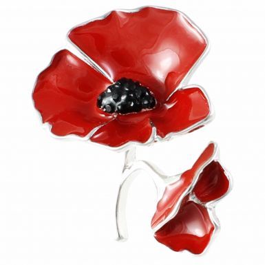 WW1 1918-2018 Centenary Remembrance Poppy Brooch