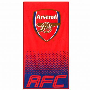 Official Arsenal FC Crest Soccer Bath Towel (100% Cotton)
