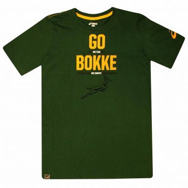 Official Kids South Africa Springboks T-Shirt by ASICS