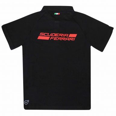 Classic F1 Scuderia Ferrari Kids Polo Shirt by Puma (100% Cotton)