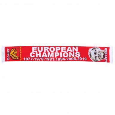 Liverpool 2019 (Madrid) Champions League Winners Fans Scarf (100% Acrylic)