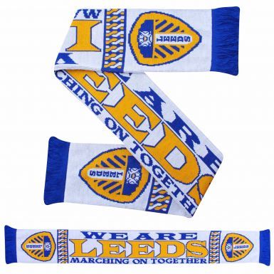 Leeds United Marching on Together Football Scarf