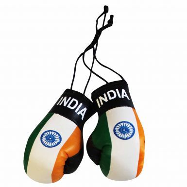 India Flag Mini Boxing Gloves