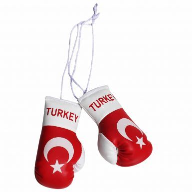 Turkey Flag Mini Boxing Gloves