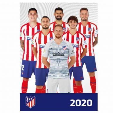 Official Atletico Madrid 2020 Soccer Calendar (A3 420mm x 297mm)