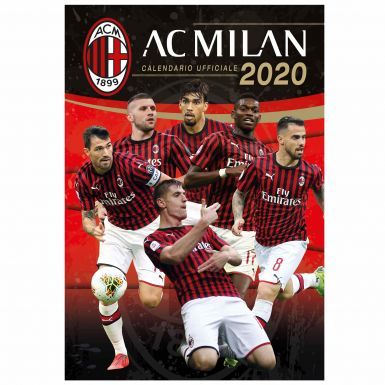 Official AC Milan Serie A 2020 Soccer Calendar (A3)