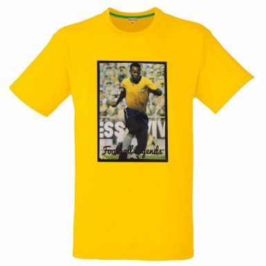 Pele Brazil Captain & Football Legend T-Shirt