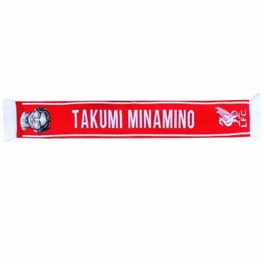 Official Liverpool FC & Takumi Minamino Player Scarf