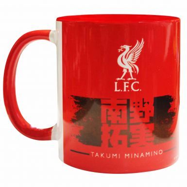 Official Liverpool FC & Takumi Minamino Player 11oz Ceramic Mug