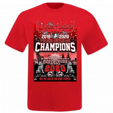 Unisex Liverpool 2020 Premier League Winners T-Shirt