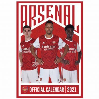 Official Arsenal FC (Premier League) 2021 Football Calendar (A3 420mm x 297mm)