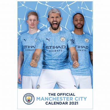 Official Manchester City 2021 Football Wall Calendar (A3)