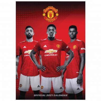 Official Manchester United 2021 Football Calendar (A3)