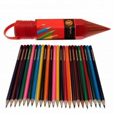 Set of 24 Official Man Utd Colouring Pencils