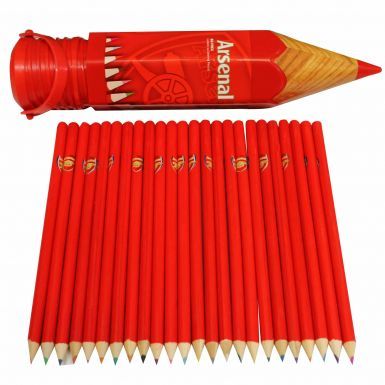 Official Arsenal FC Set of 24 Colouring Pencils for School or College