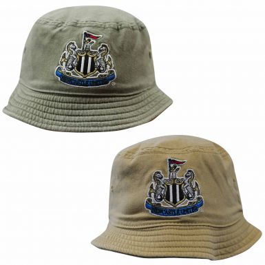 Official Newcastle United Reversible Sun Bucket Hat (100% Cotton)