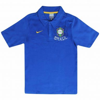 Brazil Football Crest World Cup Polo Shirt