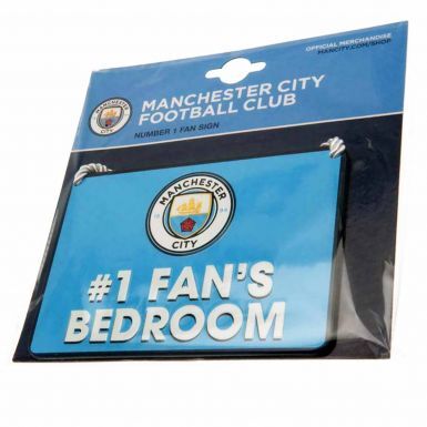 Manchester City No.1 Fan Metal Sign