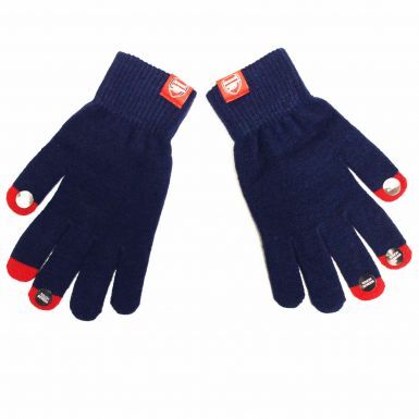 Official Arsenal FC Crest Woolly Gloves